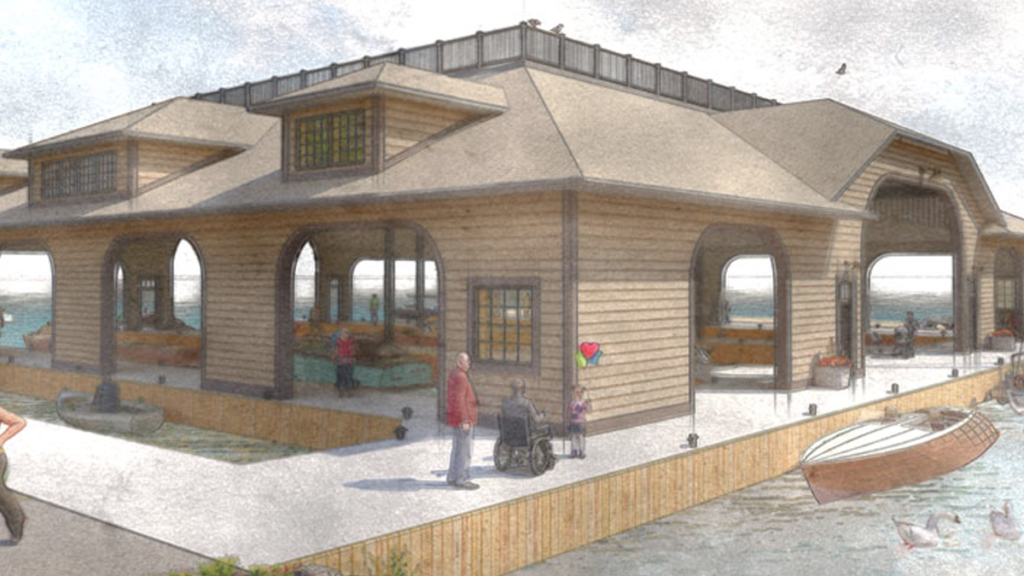 Rendering of New Boathouse